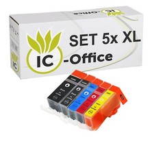 5 XL DRUCKERPATRONEN für CANON IP4850 IP4950 MG5150 MG5250 MG5350 MG6150 MG8150