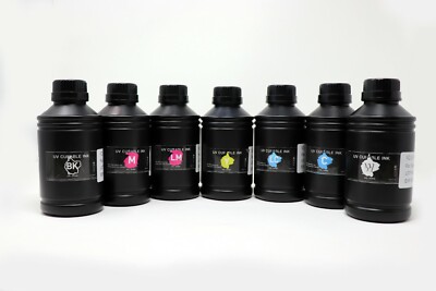 500ml Premium Led UV Curable ink for DX5 DX7 XP600 L800 L1800 Printhead printer 