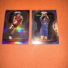 2021 Prizm WNBA Dearica Hamby Purple /99 & Chelsea Gray Hyper Las Vegas Aces