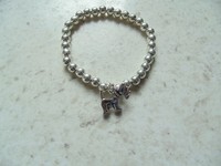 Lovely Quality Bead Bracelet With Dog Charm Gift Idea Lovely Quality Bead Bracelet With Dog Charm Gift Idea