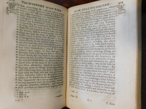 1741 ~ The History of The Life of Marcus Tullius Cicero, 2 Volumes, Dublin - Picture 15 of 17
