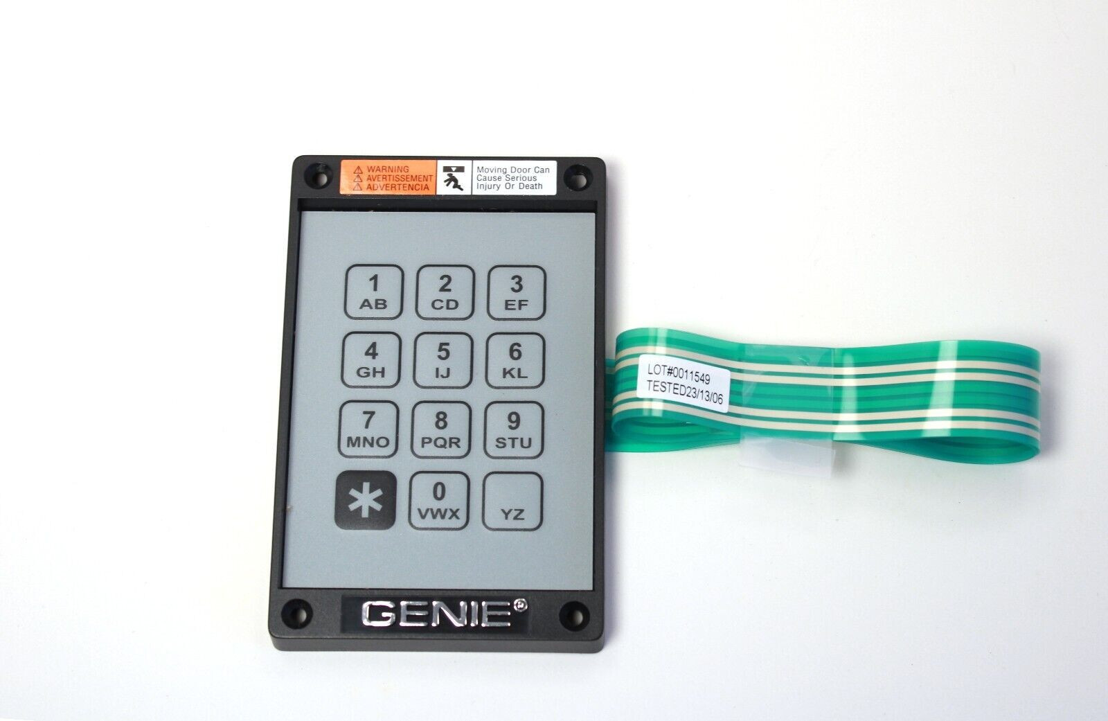 Geine Key Genie 20235R KEP-1 Keypad and 7 Pin Ribbon Replacement Garage Door ...