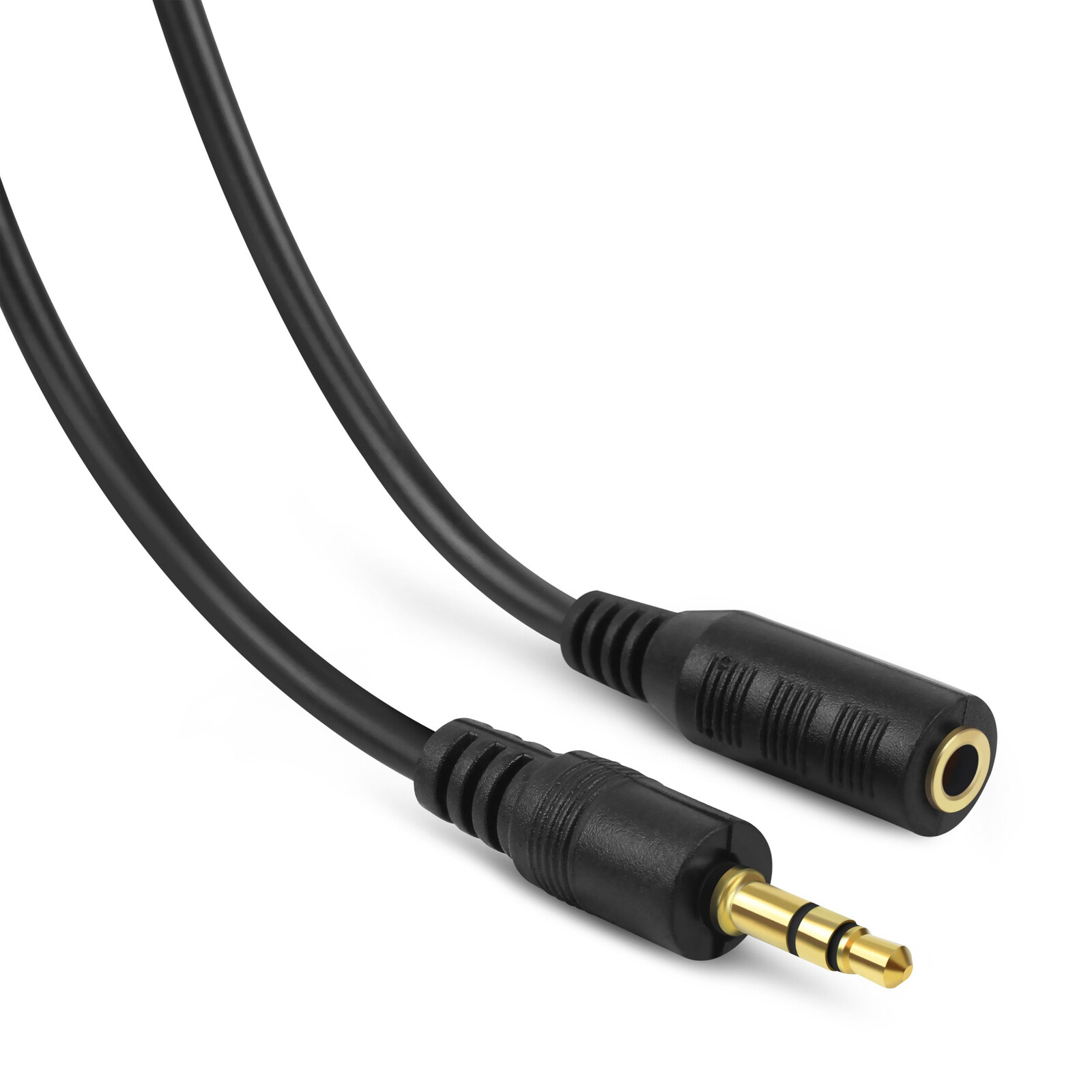 25ft 3.5mm Stereo Plug to Jack Extension Cable Audio Output For iPhone