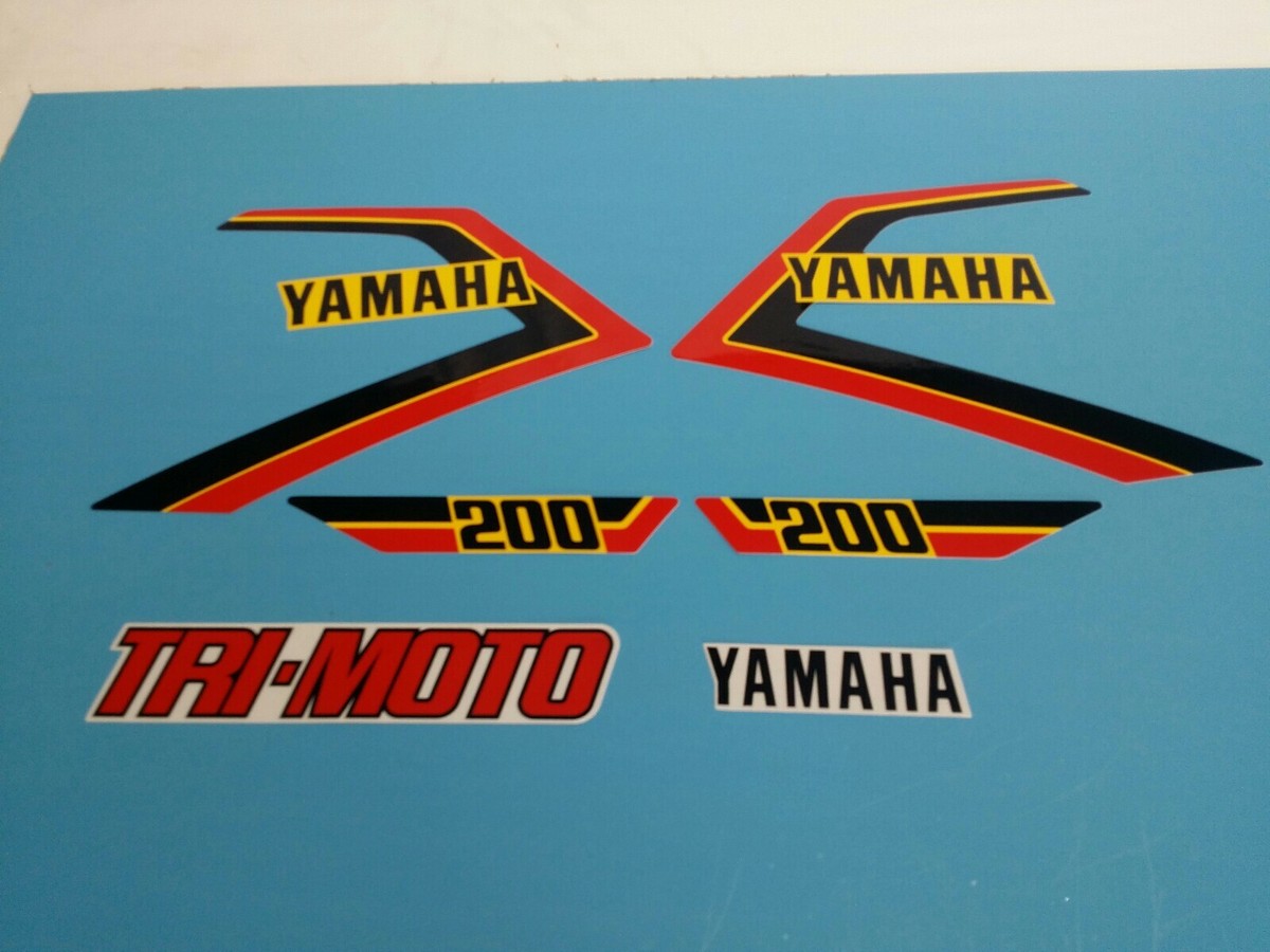 1983 Yamaha YTM200 Tri-Moto Decal Graphic Set(#*) Y55 | OE