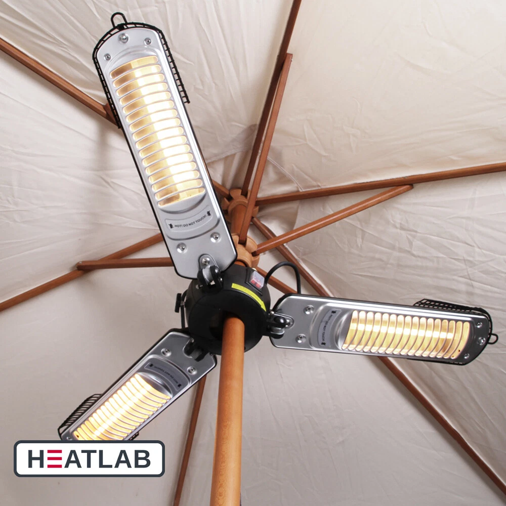 Parasol Patio Heater Outdoor Dining Heating 2kW IP34 Electric Heaters  Heatlab 5055773034467 | eBay