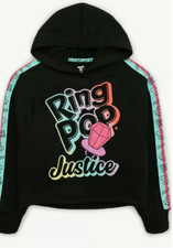 Justice Girls Ring Pop Bazooka Collab hoodie Size M 10