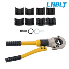 LABLT Hydraulic Pipe Cutter Copper Tube Crimping Tool w/ 1/2'' 3/4'' 1'' Jaw