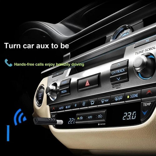 ✨Wireless Bluetooth Receiver AUX 3.5mm Audio Stereo Car Adapter Free Hands K3X6