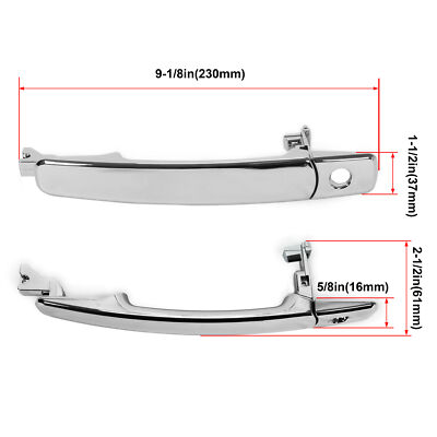 Front Left Driver Side Chrome Door Handle For 03-07 Murano 10-15