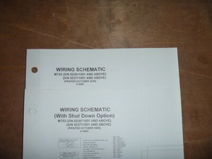 Bobcat MT52 Skid Steer Electrical Wiring Diagram Schematic Manual