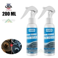 2× Car Rust Removal Spray Car Iron Remover Spray Inhibitor Maintenance 100ML USA