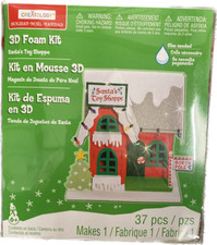 Creatology Holiday "Santa's Toy Shoppe" 3D Foam Kit 37 pieces - BRAND NEW 