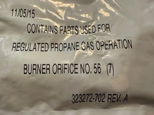 HVAC Carrier Bryant Payne Gas Furnace Burner Orifice Nozzle 323272-702 #56