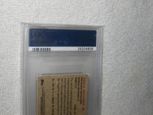 Odell Beckham, Jr. 2014 Bowman 1950 Mini Rookies #50B-26 PSA 10 Gem Mint NEW - Picture 5 of 5
