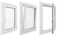 29.5 x 47.5 EGRESS Tilt Turn Dual Pane High Energy Efficient Window Made In USA