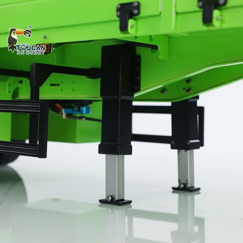 1/14 Metal 3 Axles Semi Trailer Manual Lifting Legs for RC Tractor Truck Vehicle - Picture 10 of 12