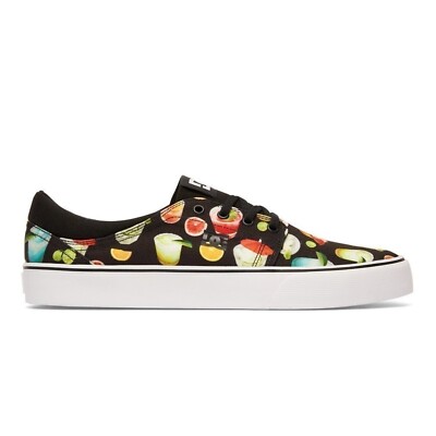 DC SHOES TRASE SP BLACK GRAFFITI PRINT SCARPE NEW SS 2017 41 SKATE SURF