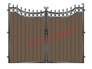 folding wooden gate
