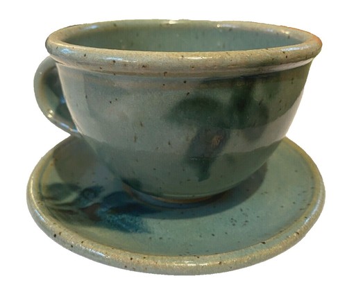 Old Brook Collection Stoneware Japan 10 Piece Set (4) Cups (6