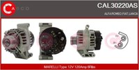 Casco Lichtmaschine Generator 120A 12V FüR Fiat 500 1.3 D Multijet