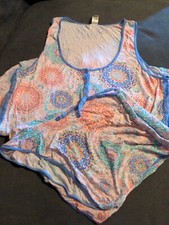 Jessica Simpson Print Sleep Pajama Set Size Large Comfy Stretchy