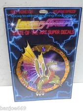 1970's Car Auto Decal Epic Dragon Laser Axent Chroma Graphics NOS Retro Reflecti