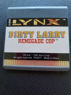 Dirty Larry: Renegade Cop (Lynx, 1992) for sale online | eBay