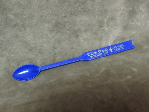 Vintage 1950's Las Vegas Nevada Souvneir Swizzle Stick Wilbur Clark's Desert Inn