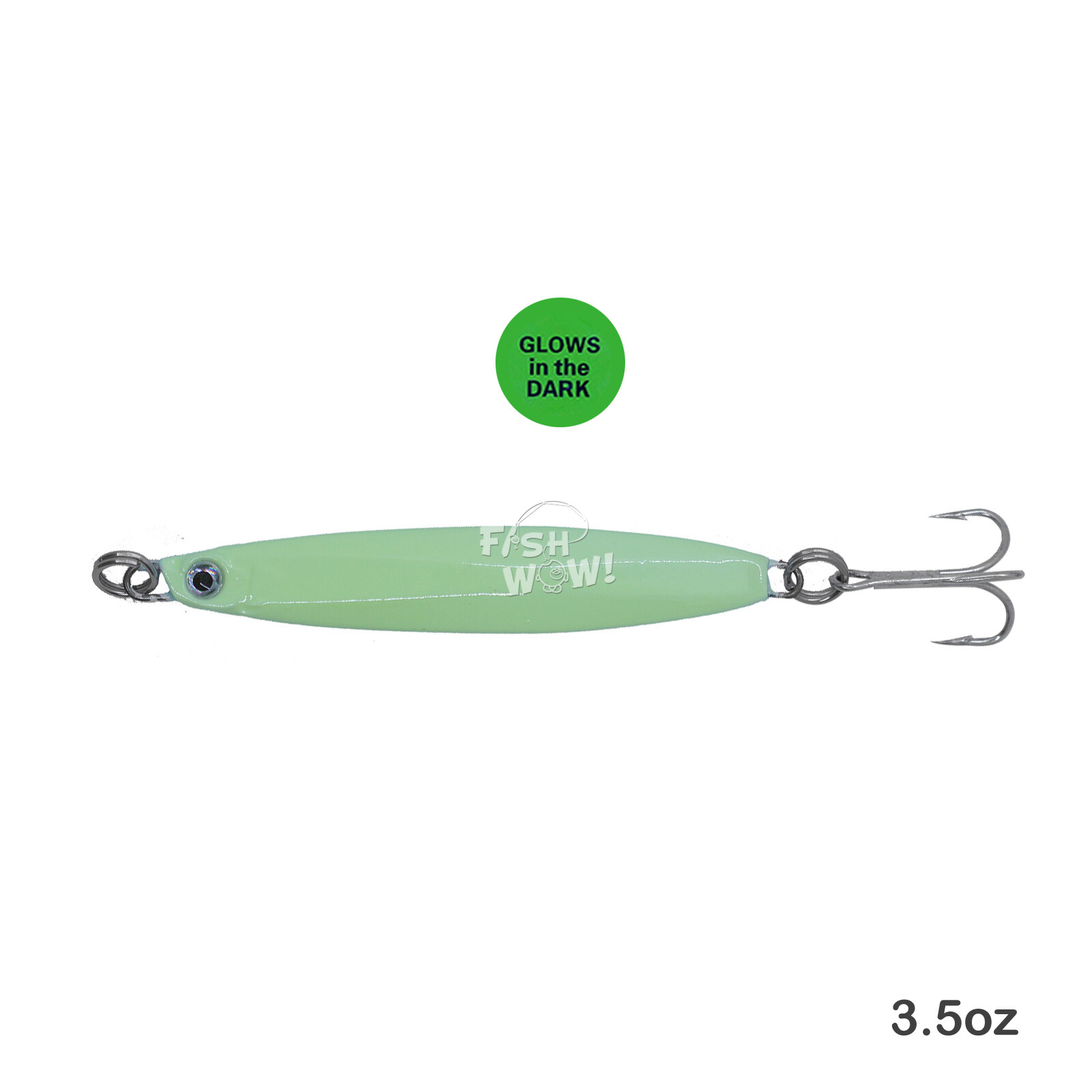 20pcs 3.5oz Colt Sniper jig 100g Glow Vertical bait 3561D-DT MUSTAD treble Hook - Image 7