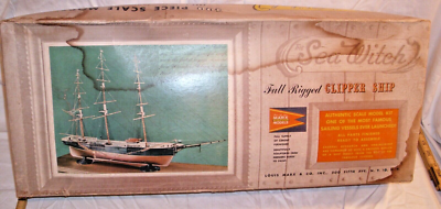 MARX SEA WITCH CLIPPER SHIP PLASTIC MODEL KIT BOXED | eBay