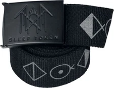 Sleep Token Band Webbed Web Military Belt w/ Buckle Official Merch Death Metal