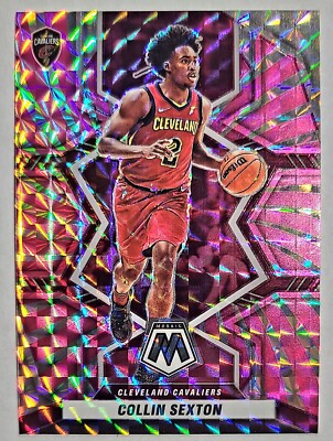 2021-2022 PANINI MOSAIC FOTL PINK SWIRL #185 COLLIN SEXTON /11  CAVALIERS  