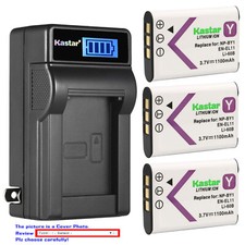 Kastar Battery LCD Wall Charger for Pentax D-LI78 PENTAX Optio M60 Optio S1