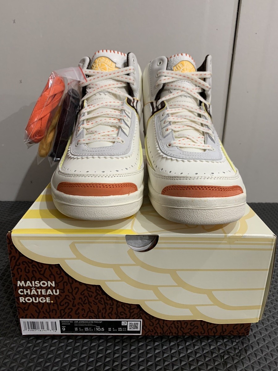 スニーカー Nike Air Jordan 2 Retro SP Maison Chateau Rouge air-jordan-2-sp-x-maison-