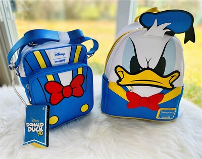 *COLOR CHANGING* 2 PACK* Loungefly Donald Duck Crossbody & Mini ...