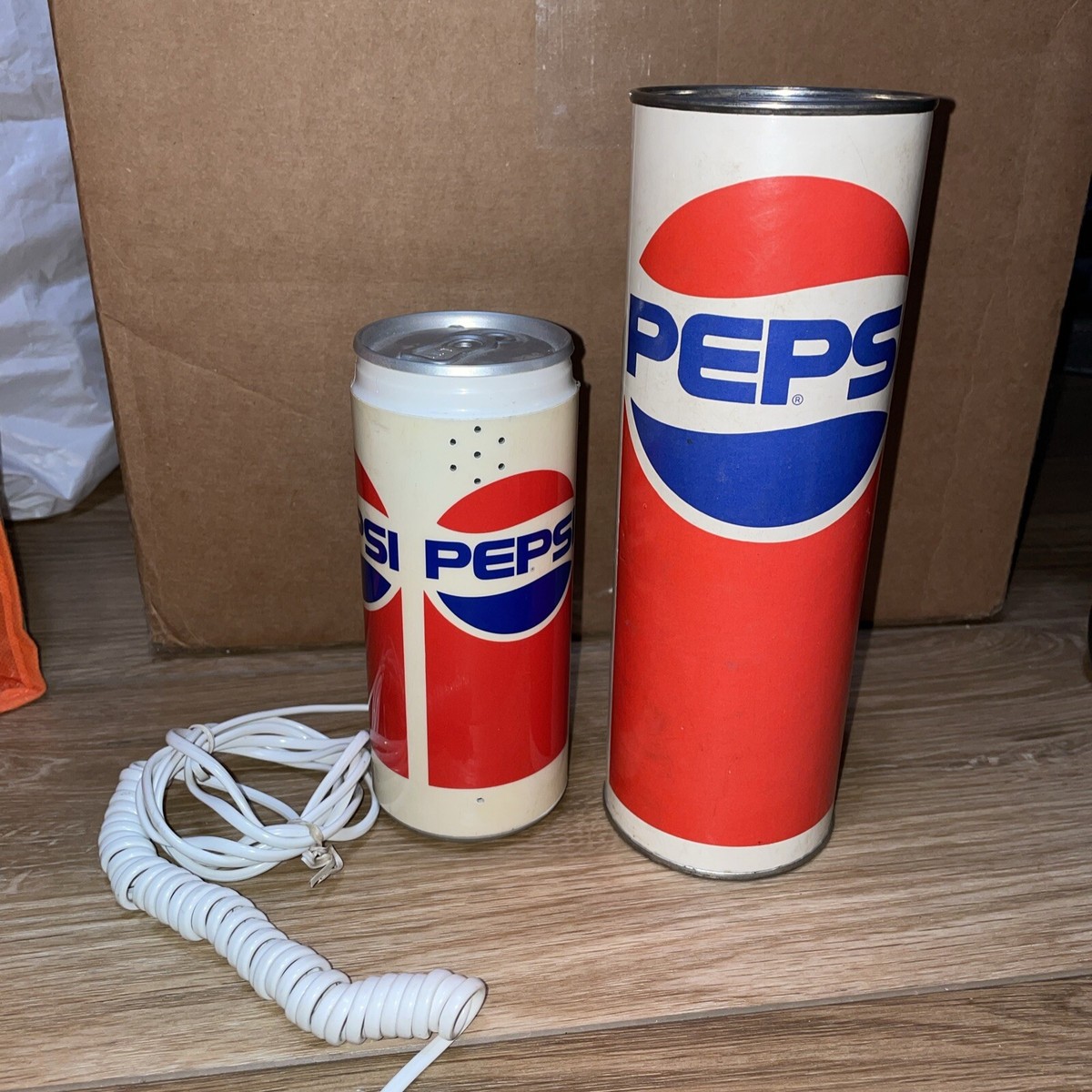 Vintage Enterprex Pepsi Can Telephone Landline Push Button | eBay
