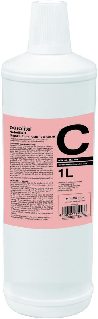 Liquido fumo  EUROLITE Smoke fluid -C2D - standard 1l