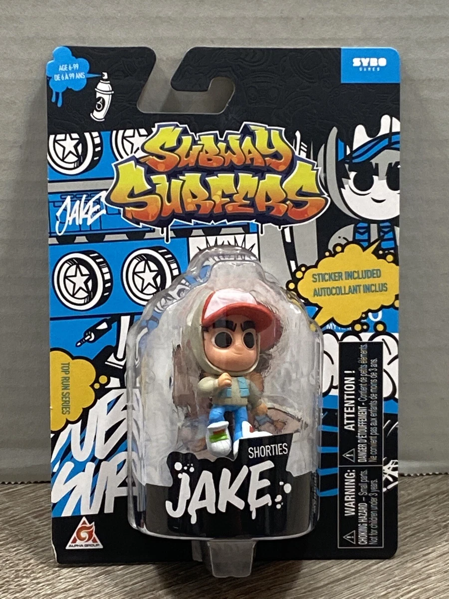 SUBWAY SURFERS SHORTIES RUNNING JAKE FIGURE WITH STICKER