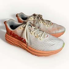 Hoka Rincon 3 Running Shoes Womens 9B Shell Coral / Peach Sneakers