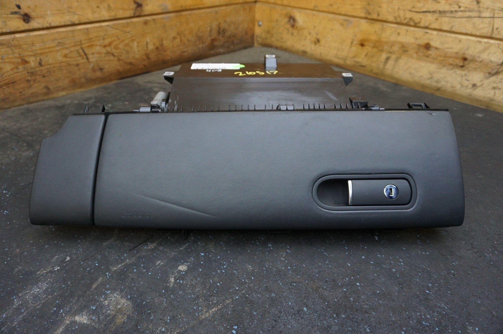 Dash Glove Box Compartment Nappa Leather Black 423857104 OEM Audi R8 2008-15