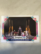 2025 Topps Disney 70th Anniversary #5 Great Moments with Mr. Lincoln NOW