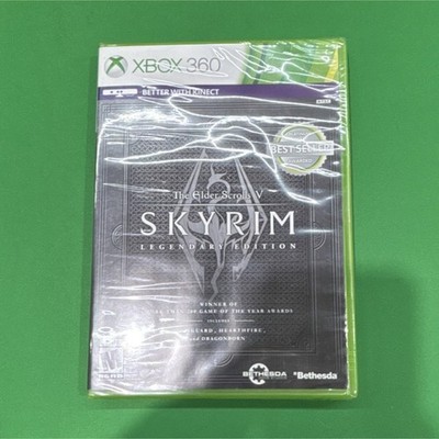 Bethesda Skyrim Legendary Edition Xbox 360 Dawnguard Hearthfire Dragonborn