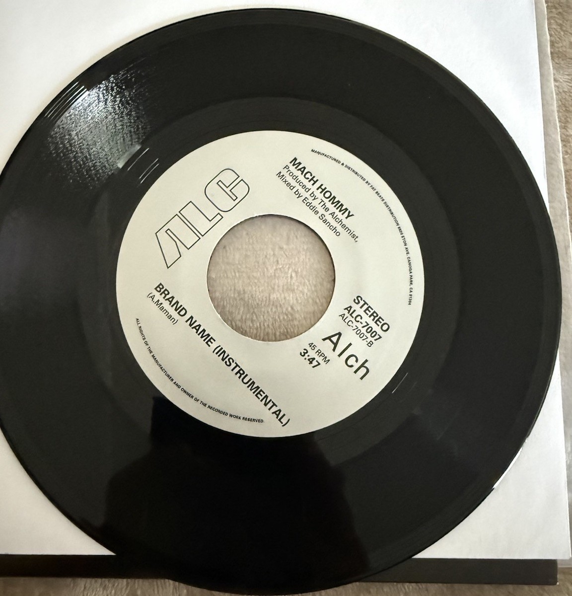Alchemist & Mach-Hommy – Brand Name -7” #23/500 | eBay