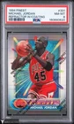 1994-95 Topps Finest Bulls Michael Jordan #331 Refractor W / Coating PSA 8 NM-MT