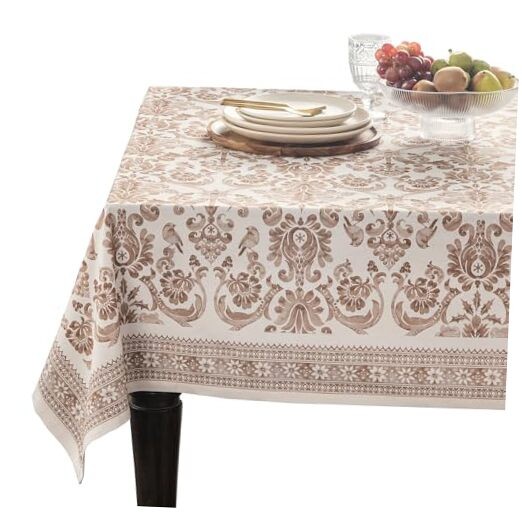  Table Cloth Square Table 100% Cotton 60 x 60 60" x 60" (Square) 088 - Allure