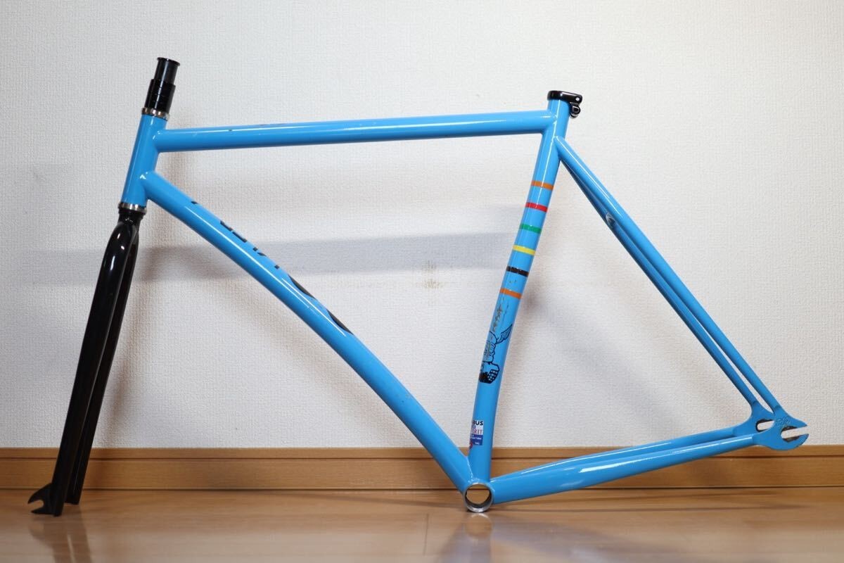Gorilla Bicycle Kilroy T19 Track Pista Frame Blue Lug Surly Style