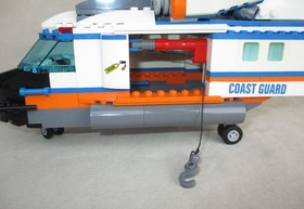 Lego City 60166 Heavy-Duty Rescue Helicopter 100% Complete W/Minifigures/Manuals