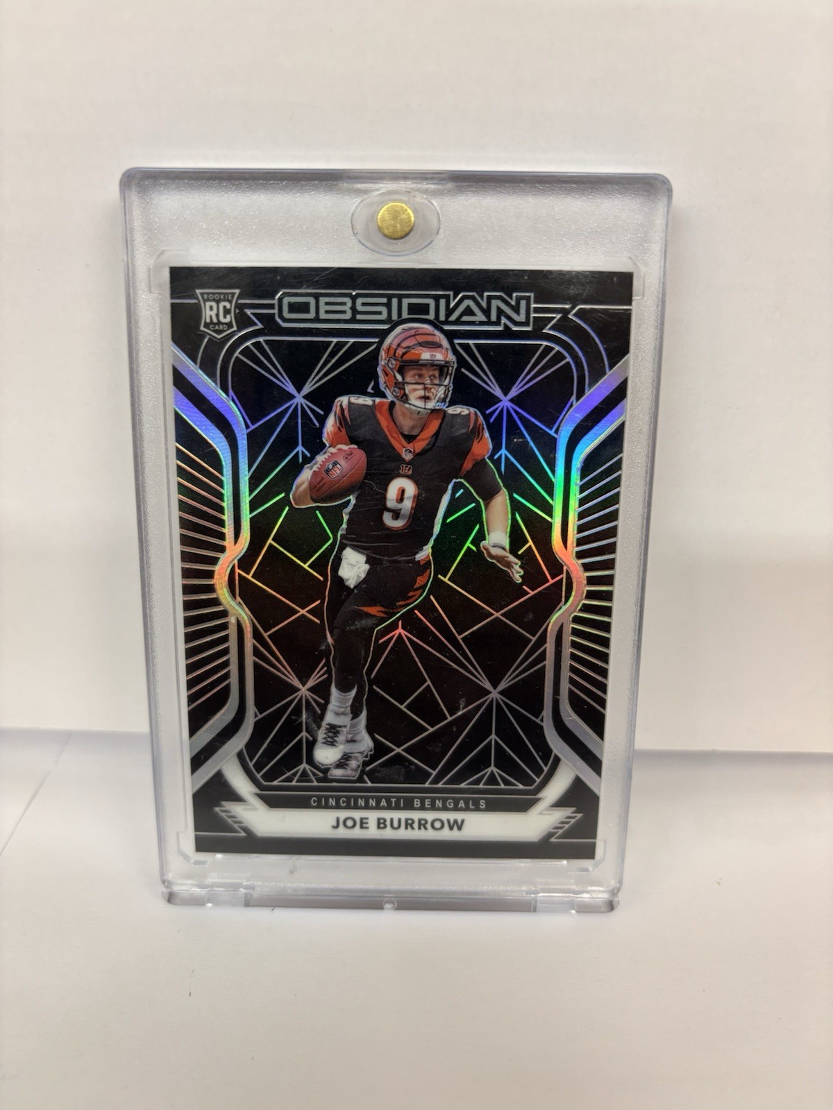 2020 Panini Obsidian Joe Burrow Rookie Card No.101 