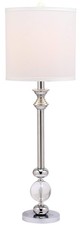 SAFAVIEH Lighting Collection Erica Modern Crystal Candlestick 31-inch Bedroom...