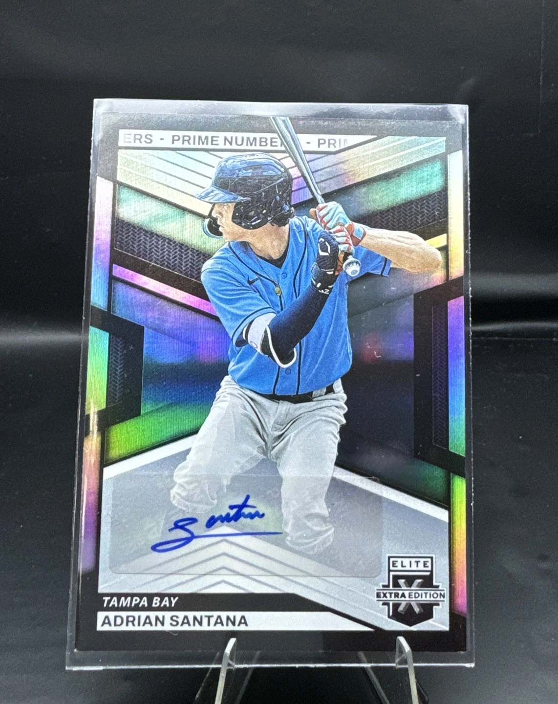 2023 Panini Elite Extra Edition - Adrian Santana - #55 Prime Numbers Auto /200